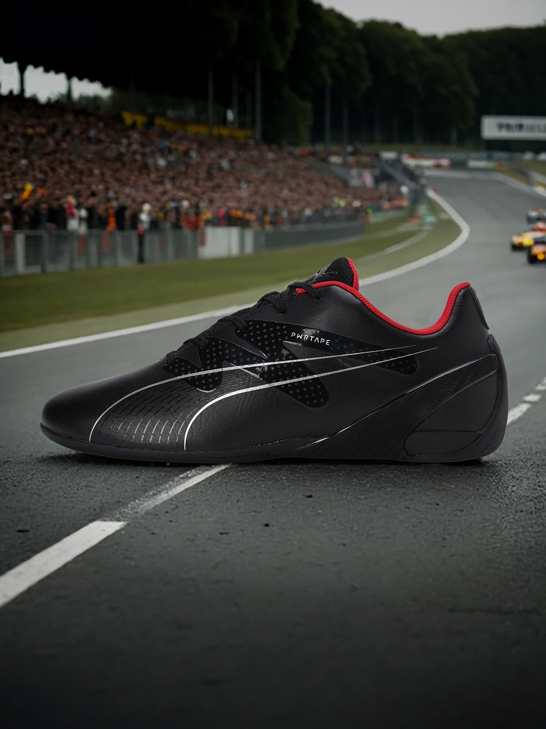 

PUMA Motorsport Unisex Scuderia Ferrari Carbon Cat Driving Shoes, Black