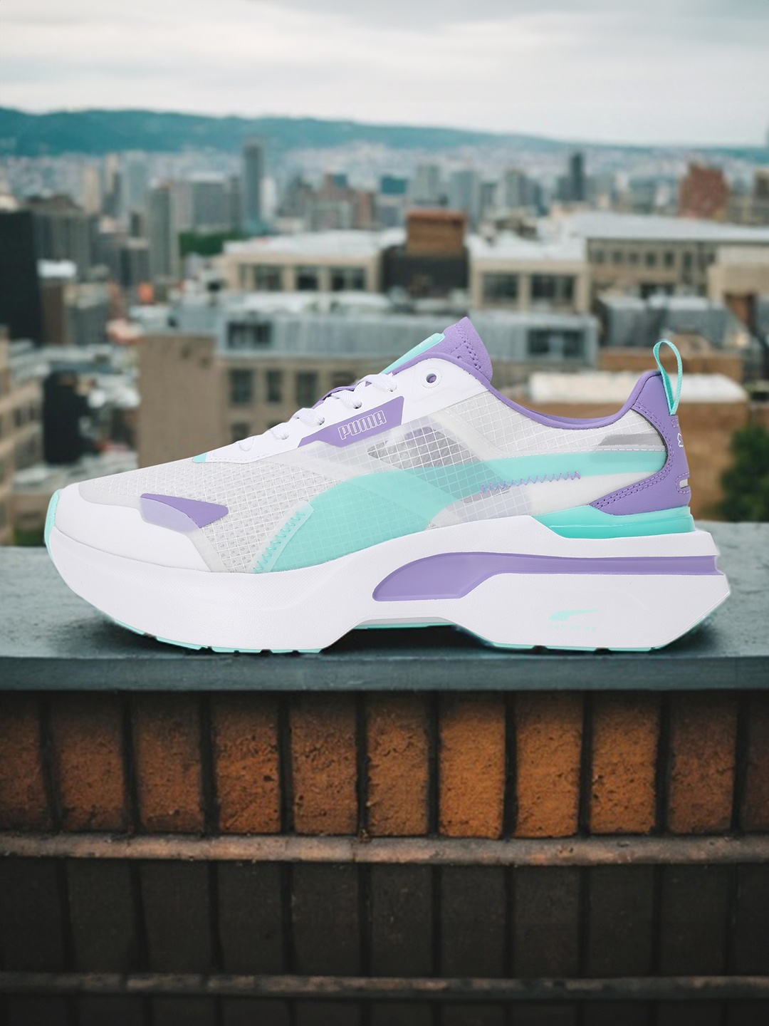 

Puma KOSMO RIDER V1 Women Colorblocked Sneakers, Grey