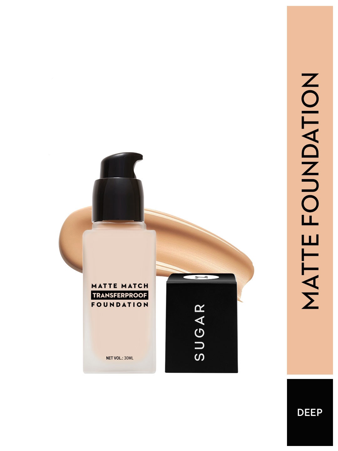 SUGAR Matte Match Transferproof Foundation 30 ml - Corretto 52, Nude