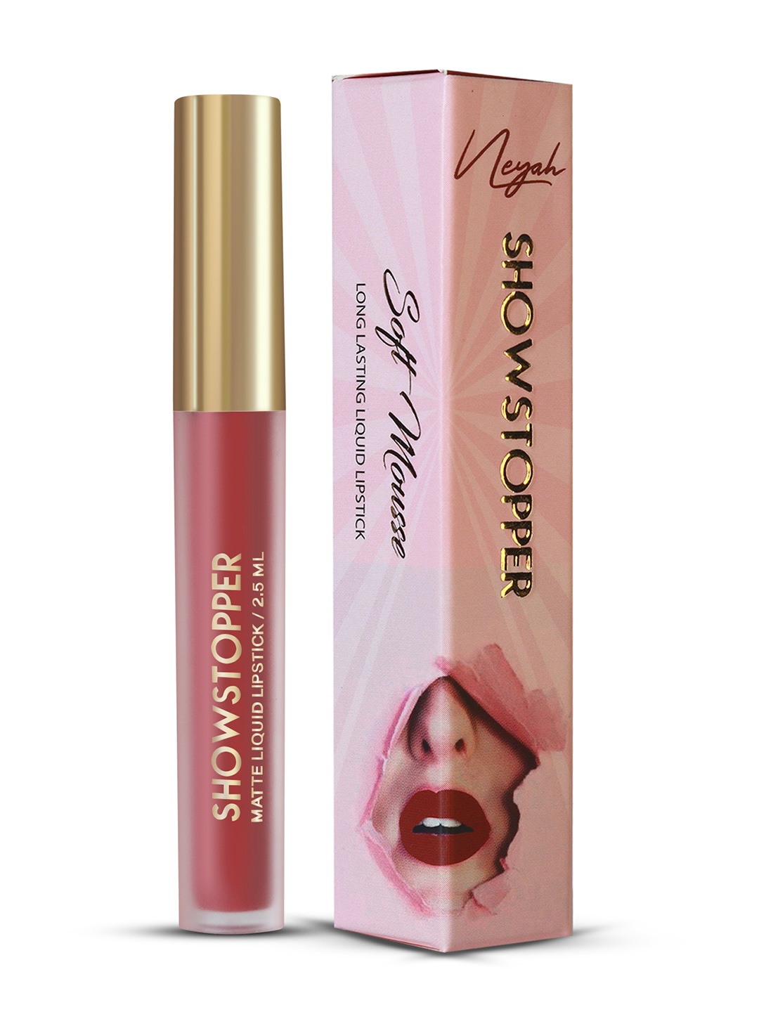 

Neyah Showstopper Matte Liquid Lipstick 2.5ml - Spicy Tint-109, Pink