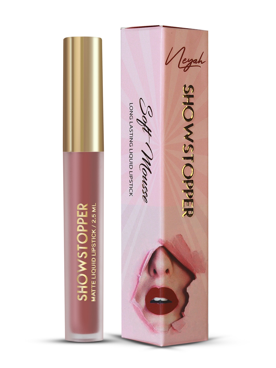 

Neyah Showstopper Matte Liquid Lipstick 2.5ml - Raw Beet-108, Nude