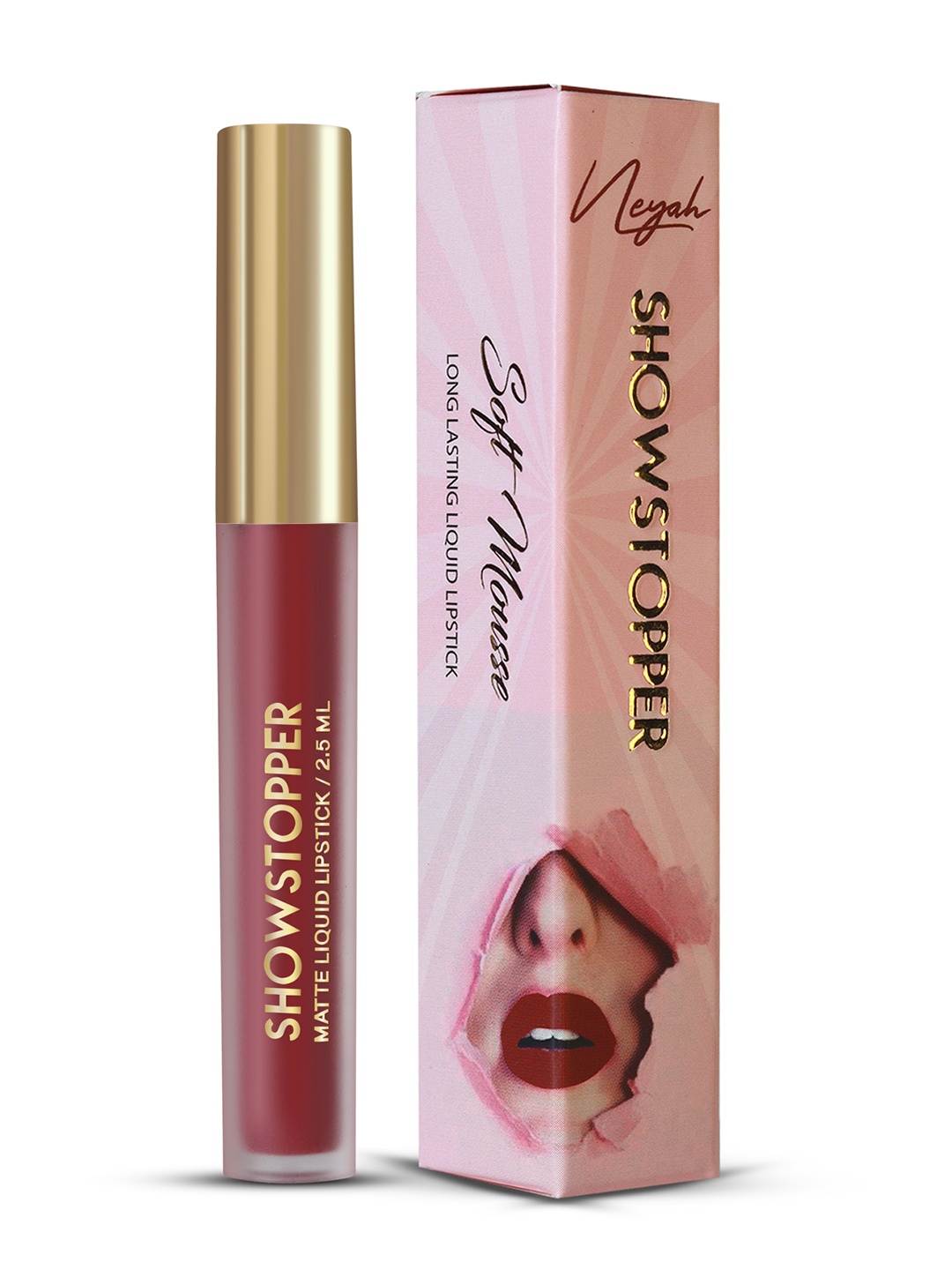 

Neyah Showstopper Matte Liquid Lipstick 2.5ml - Apricot-112, Purple