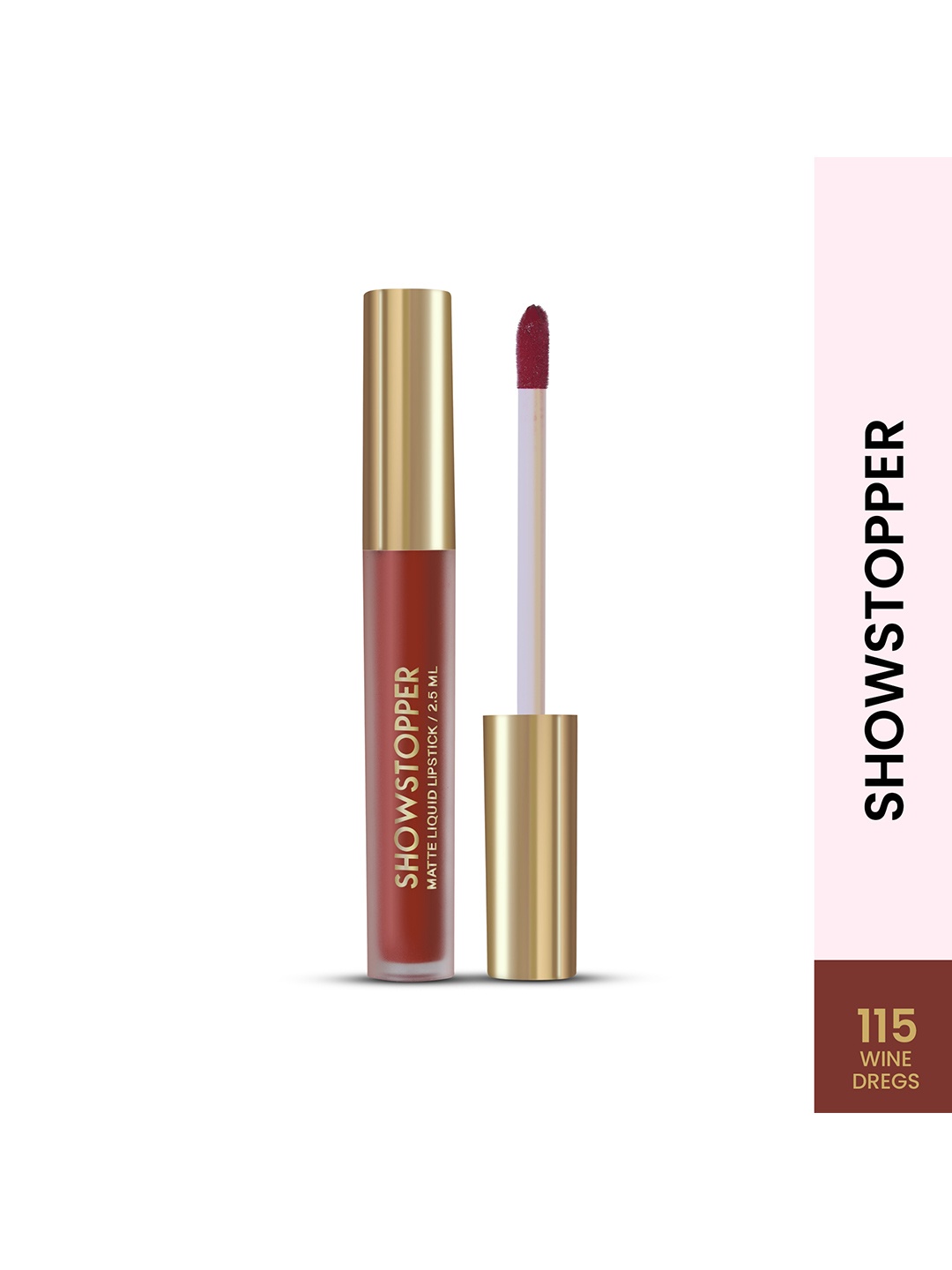 

Neyah Showstopper Matte Liquid Lipstick 2.5ml -Wine Dregs 115, Red