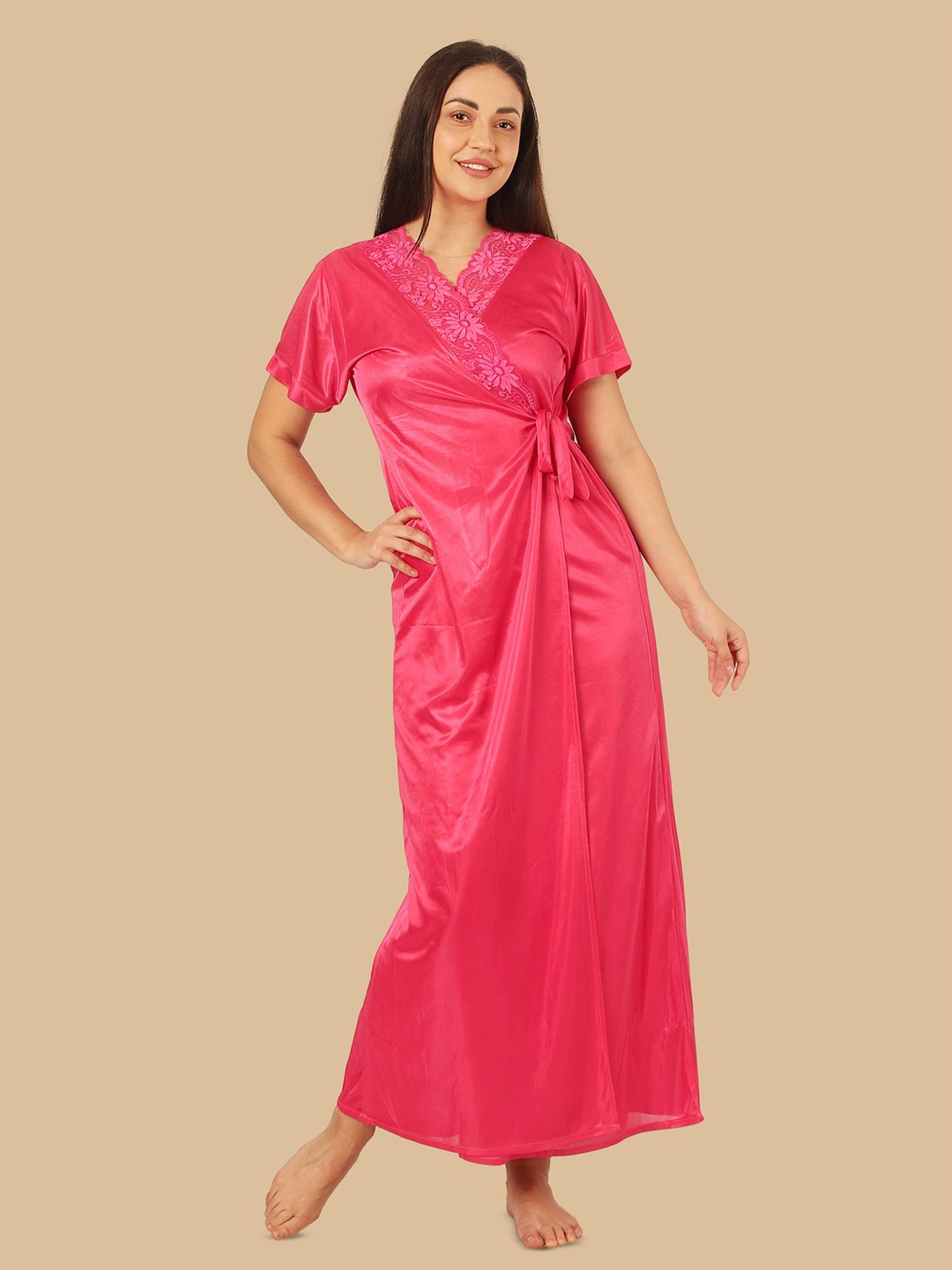 

Noty Maxi Nightdress, Coral