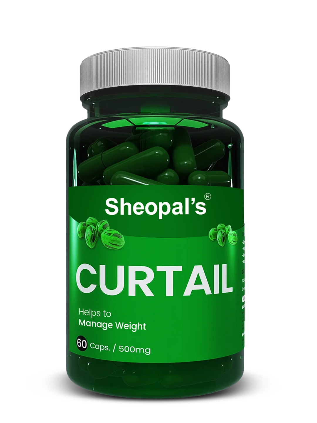 

Sheopal's Curtail Weight Management - 60 Capsules, Green