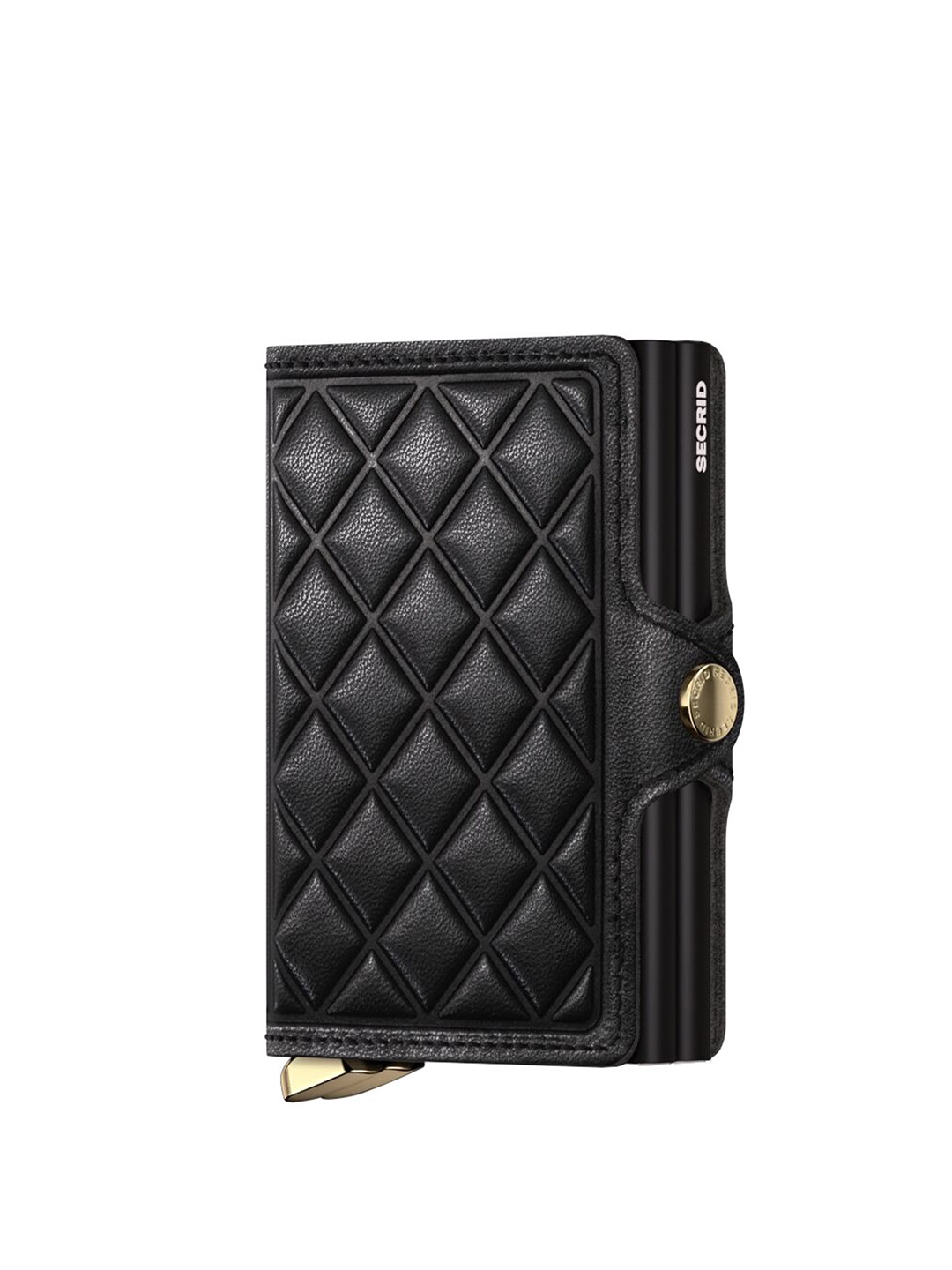 

SECRID Ted Black Emobssed Diamond Twinwallet