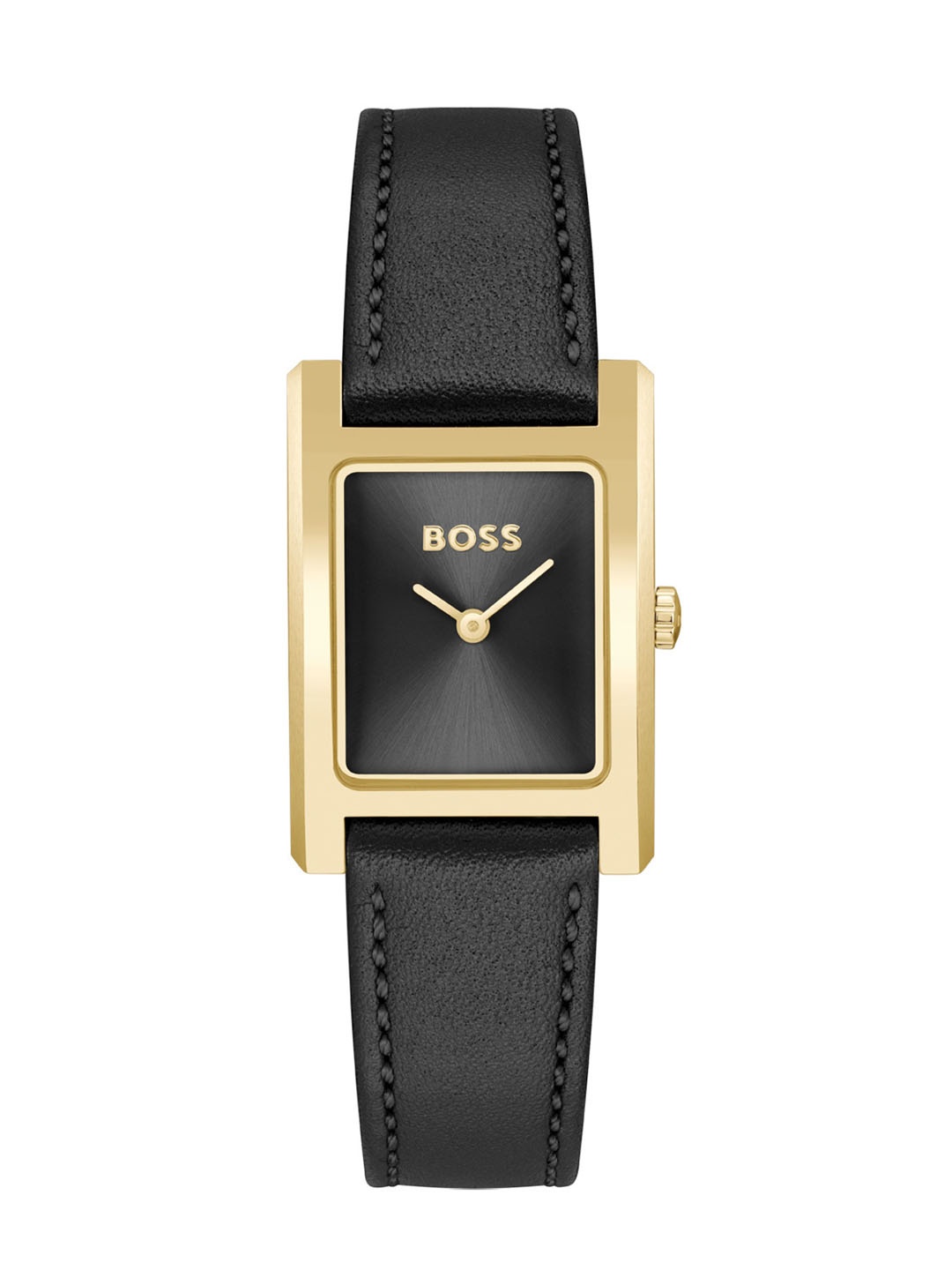 

BOSS Women Lucy Dial & Leather Straps Analogue Watch 1502742, Black