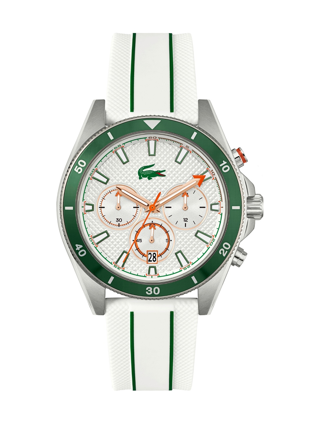 

Lacoste Men Mainsail Analogue Chronograph Watch 2011362, White