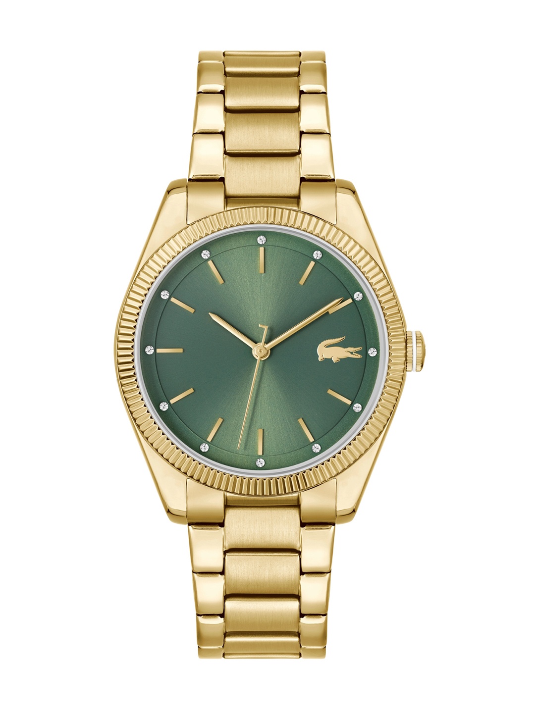 

Lacoste Women Capucine Embellished Analogue Watch 2001403, Green