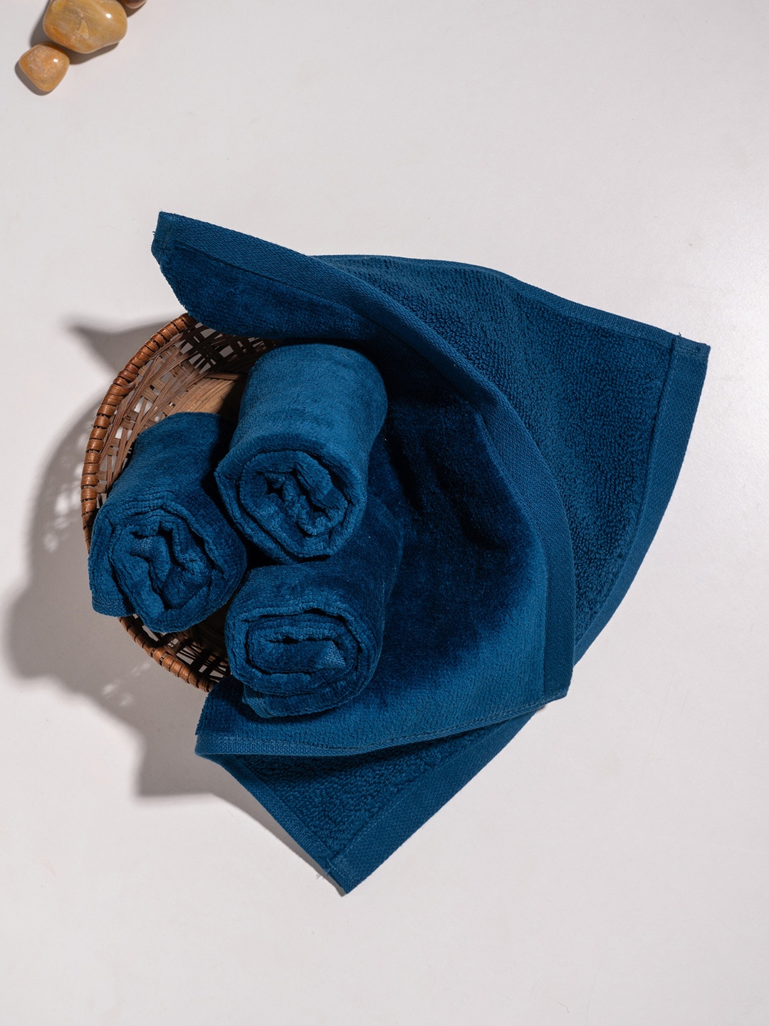 

Damensch Premium Cotton Soft Sheared Terry Better-Basic Face Towel Set, Blue