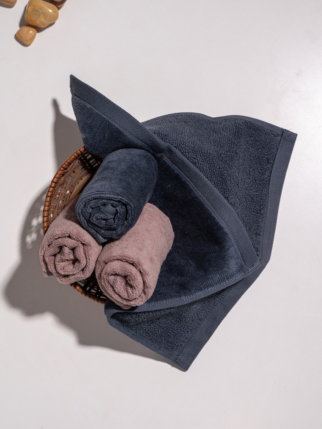 

Damensch Premium Cotton Soft Sheared Terry Better-Basic Face Towel Set, Pink