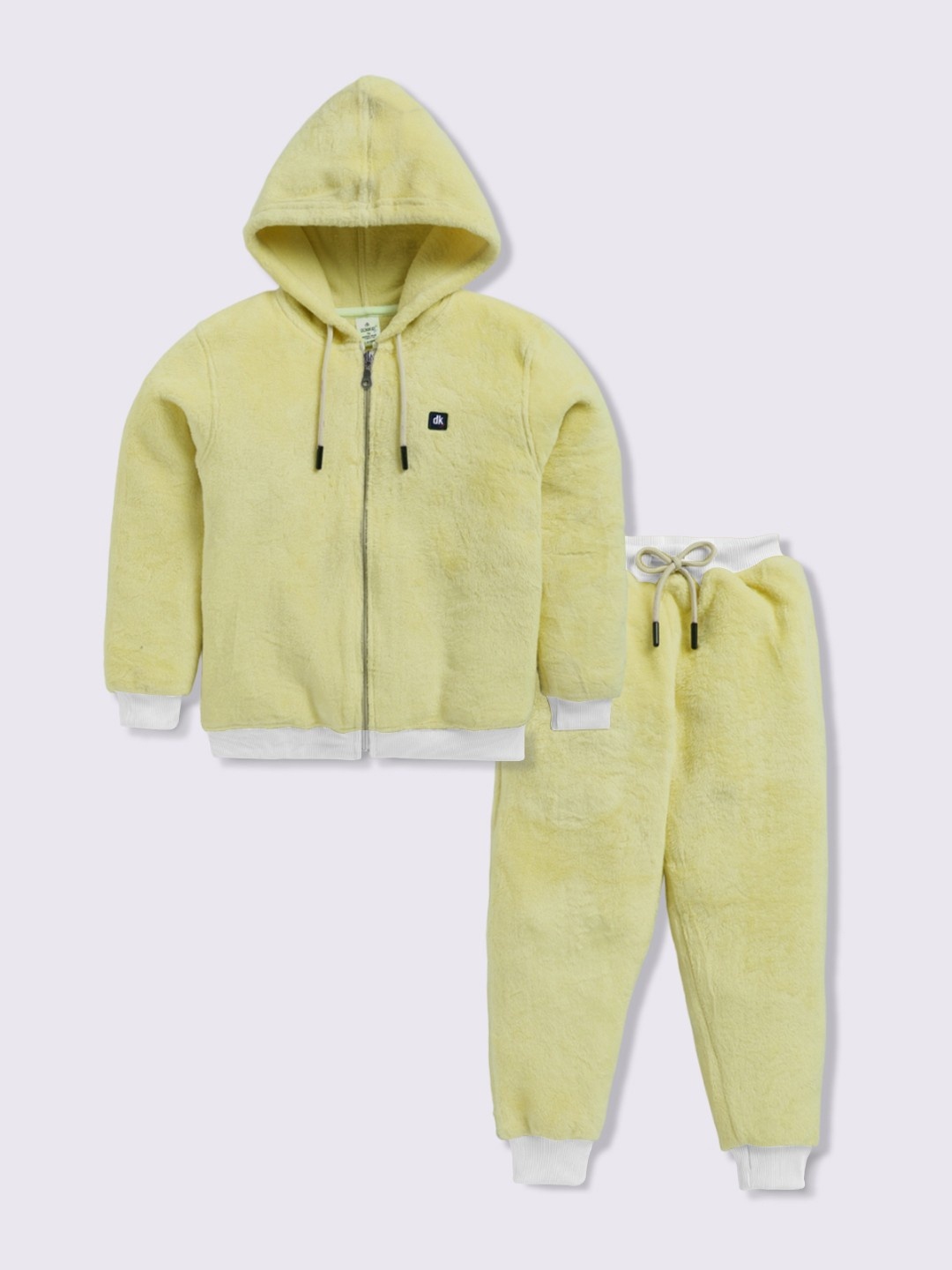 

Here&Now X Denikid Boys Fleece Hooded Jacket & Joggers Tracksuits, Yellow