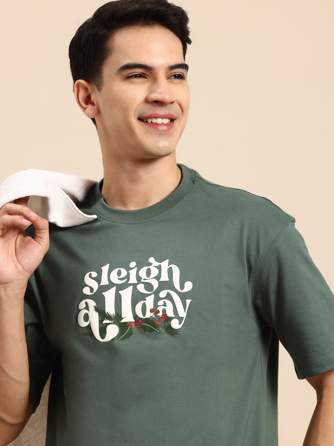 

Mast & Harbour Printed T-shirt, Green