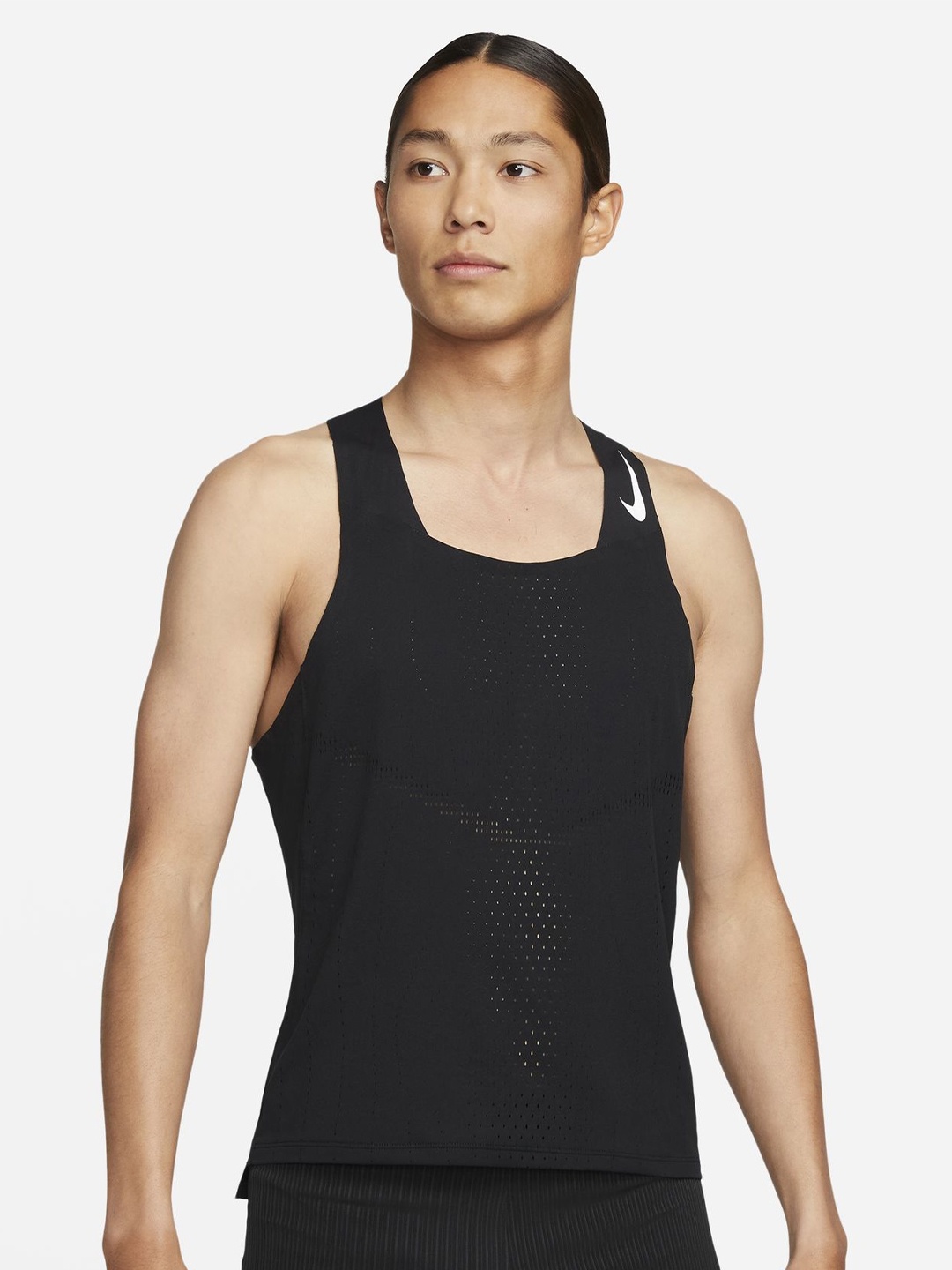 

Nike Dri-FIT ADV AeroSwift Men's Racing Vest, Black