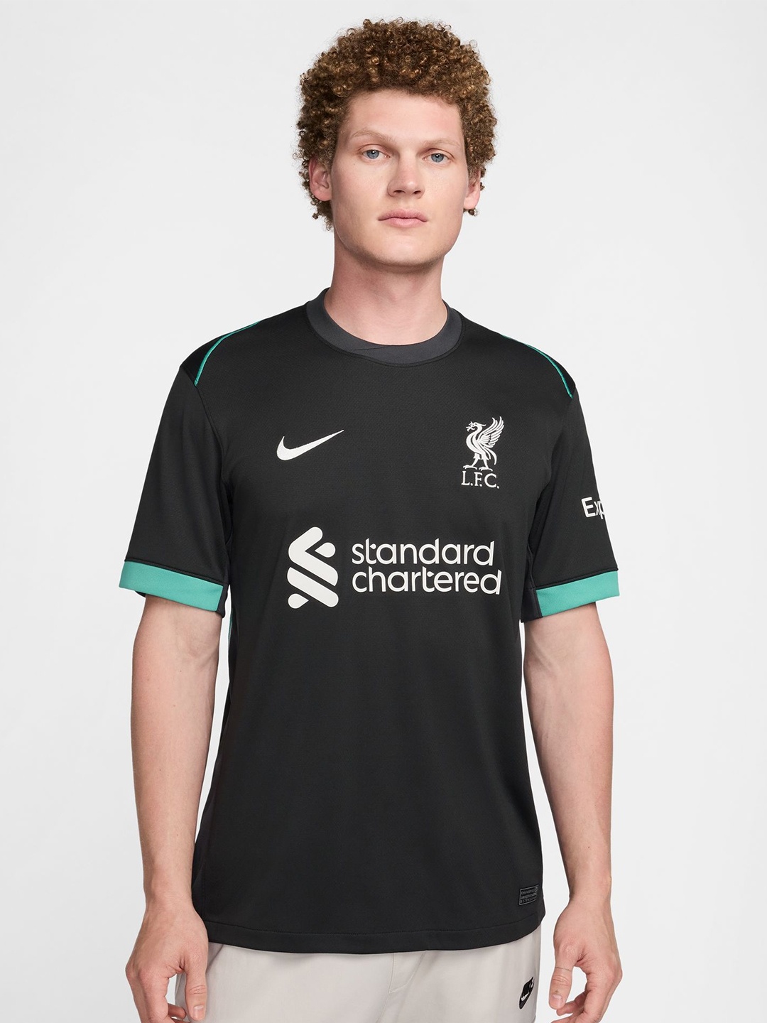 

Nike Liverpool F.C. 2024/25 Stadium Away Men's Nike Dri-FIT Football Replica Shirt, Black