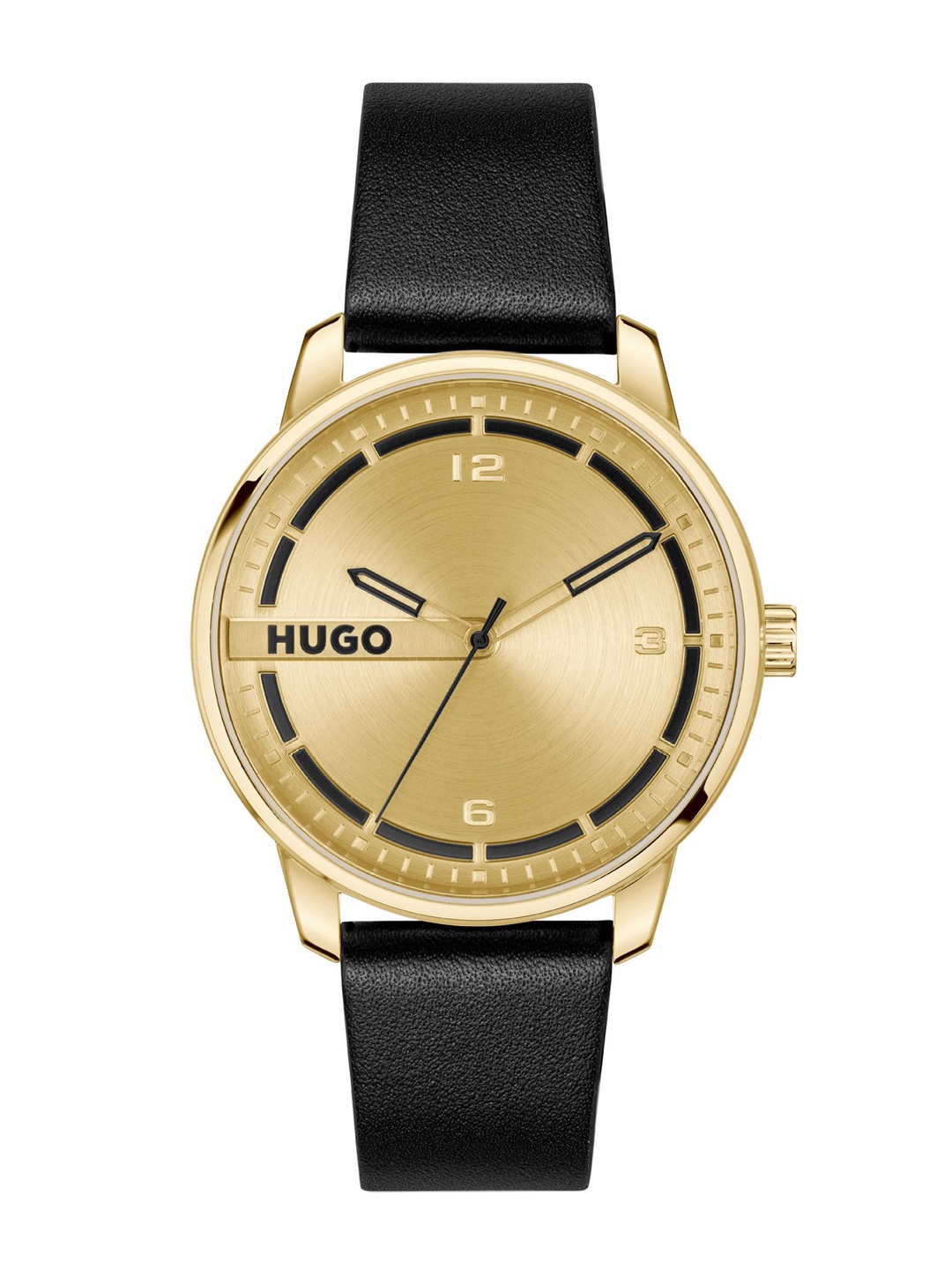 

Hugo Boss Men Stamp Analogue Watch 1530363, Gold