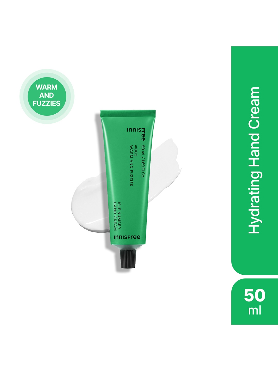 

Innisfree Isle Number Hand Cream with Shea Butter 50 ml - Warm and Fuzzies 002, Green