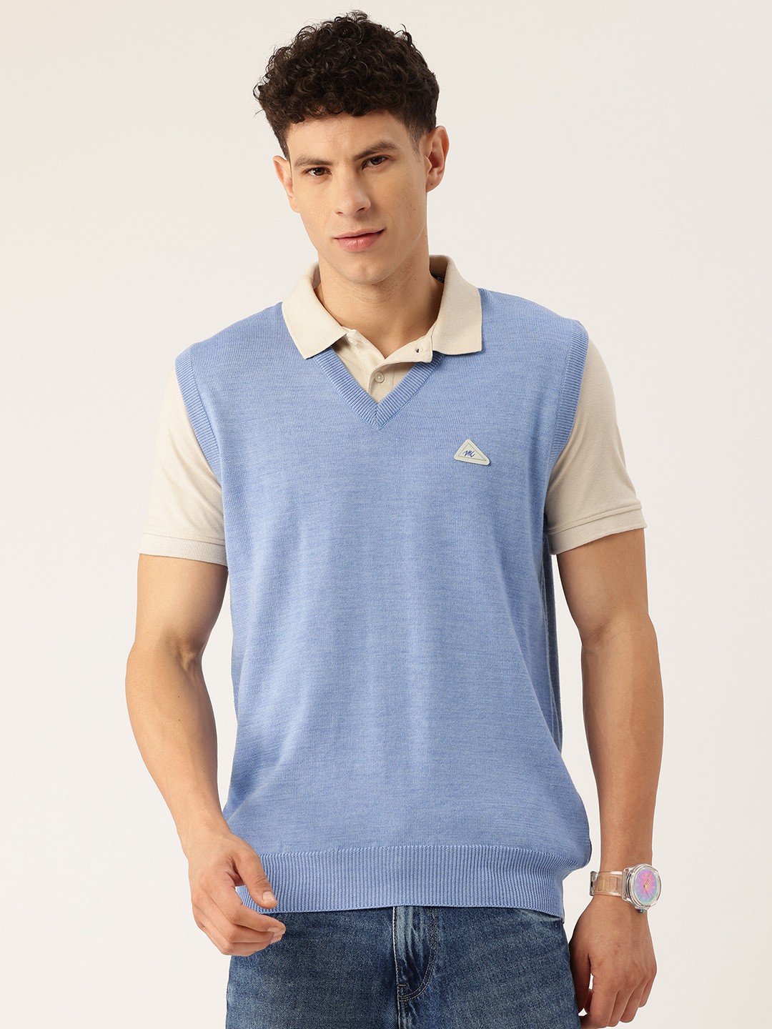 

Monte Carlo Woollen Sweater Vest, Blue