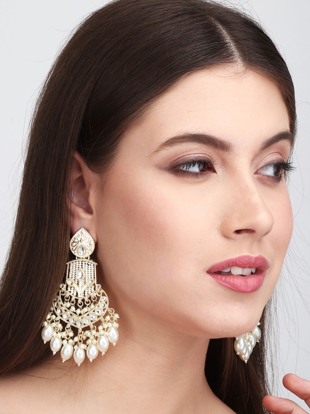 

Anvik Gold Plated Contemporary Chandbalis