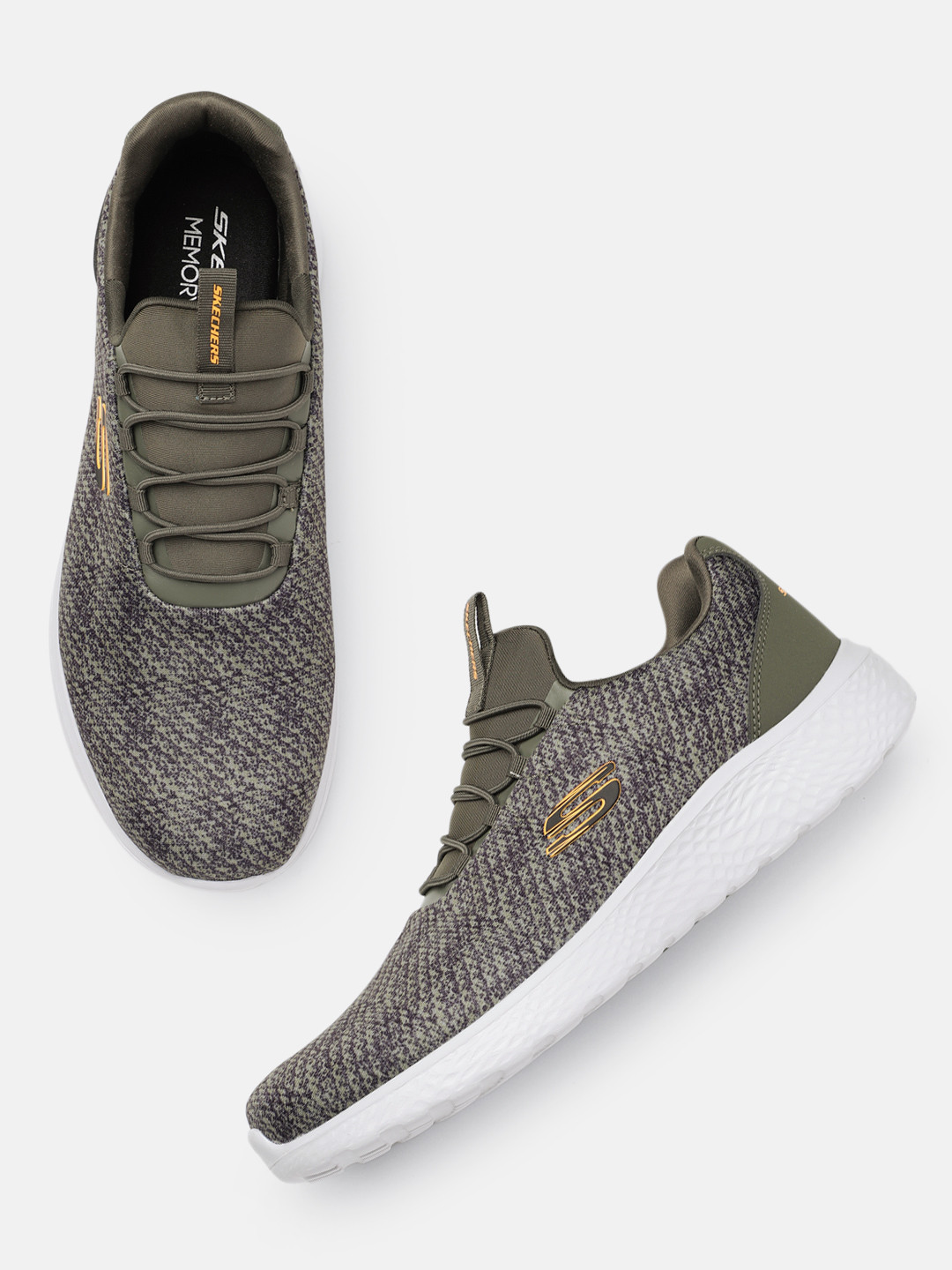 

Skechers Men Printed MODERN COOL-OKARA Slip-On Sneakers, Olive