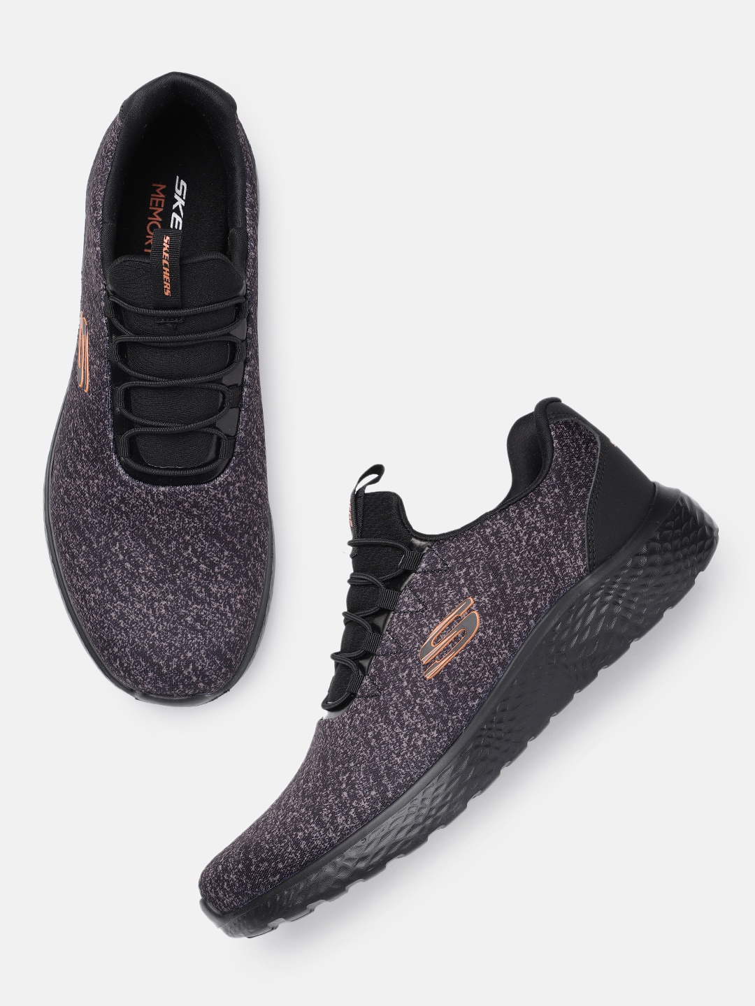 

Skechers Men Printed MODERN COOL-OKARA Slip-On Sneakers, Grey