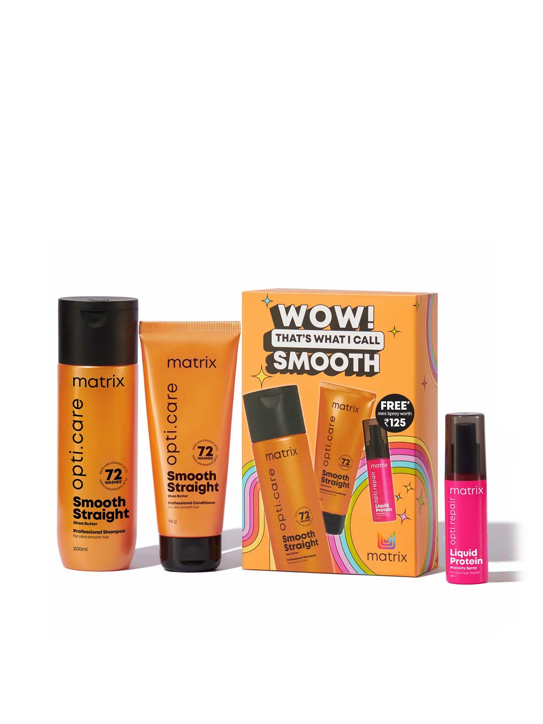 

MATRIX Opticare Professional Smooth Hair Care Combo With Shea Butter, Orange