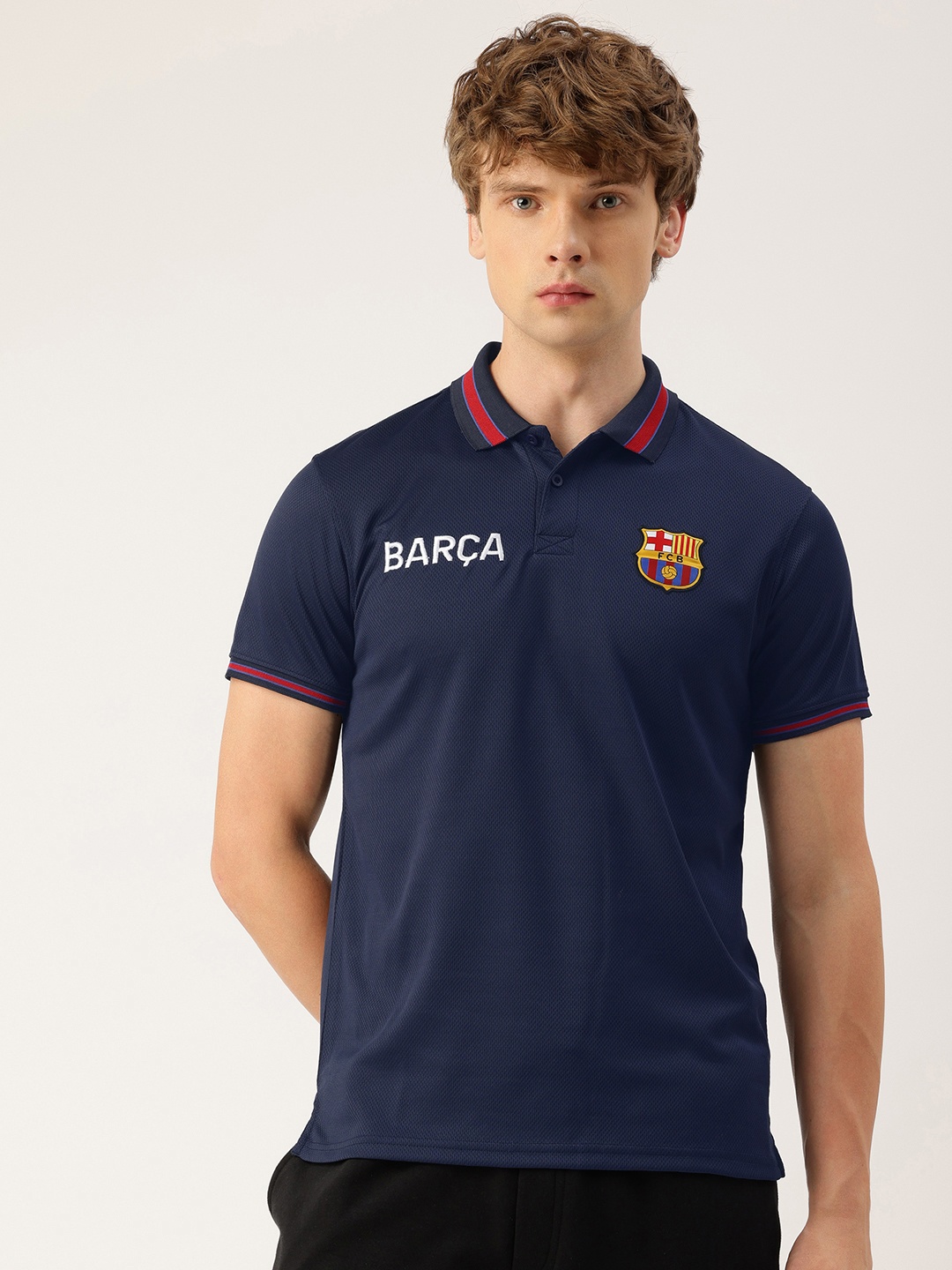 

FC Barcelona FC Barcelona Performance Polo Collar T-shirt, Navy blue