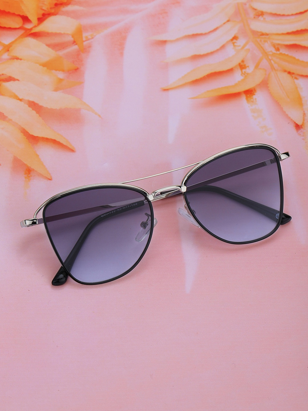 

Carlton London Women Butterfly Sunglasses with UV Protected Lens, Silver