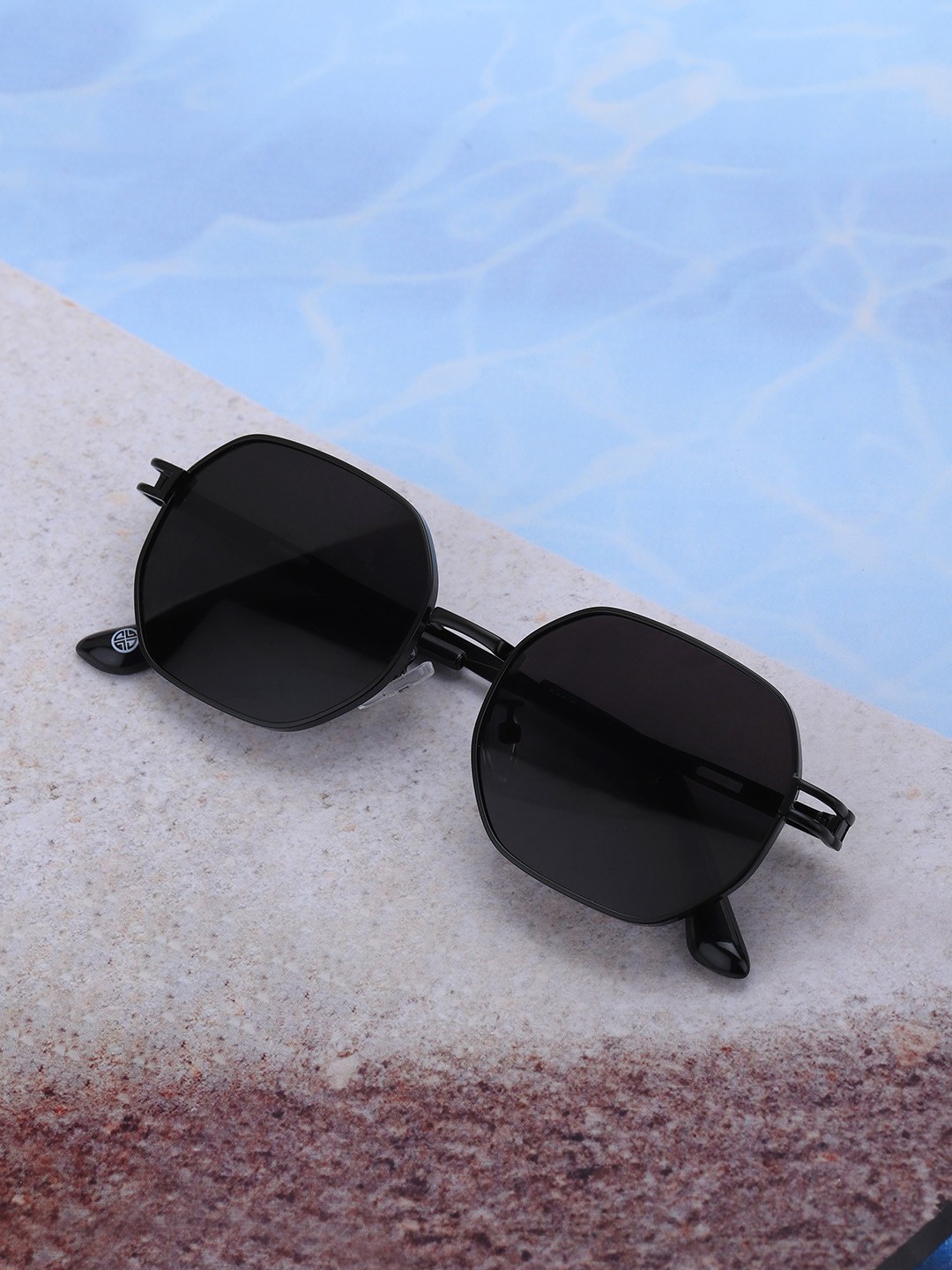 

Carlton London Unisex Sunglasses with UV Protected Lens, Black