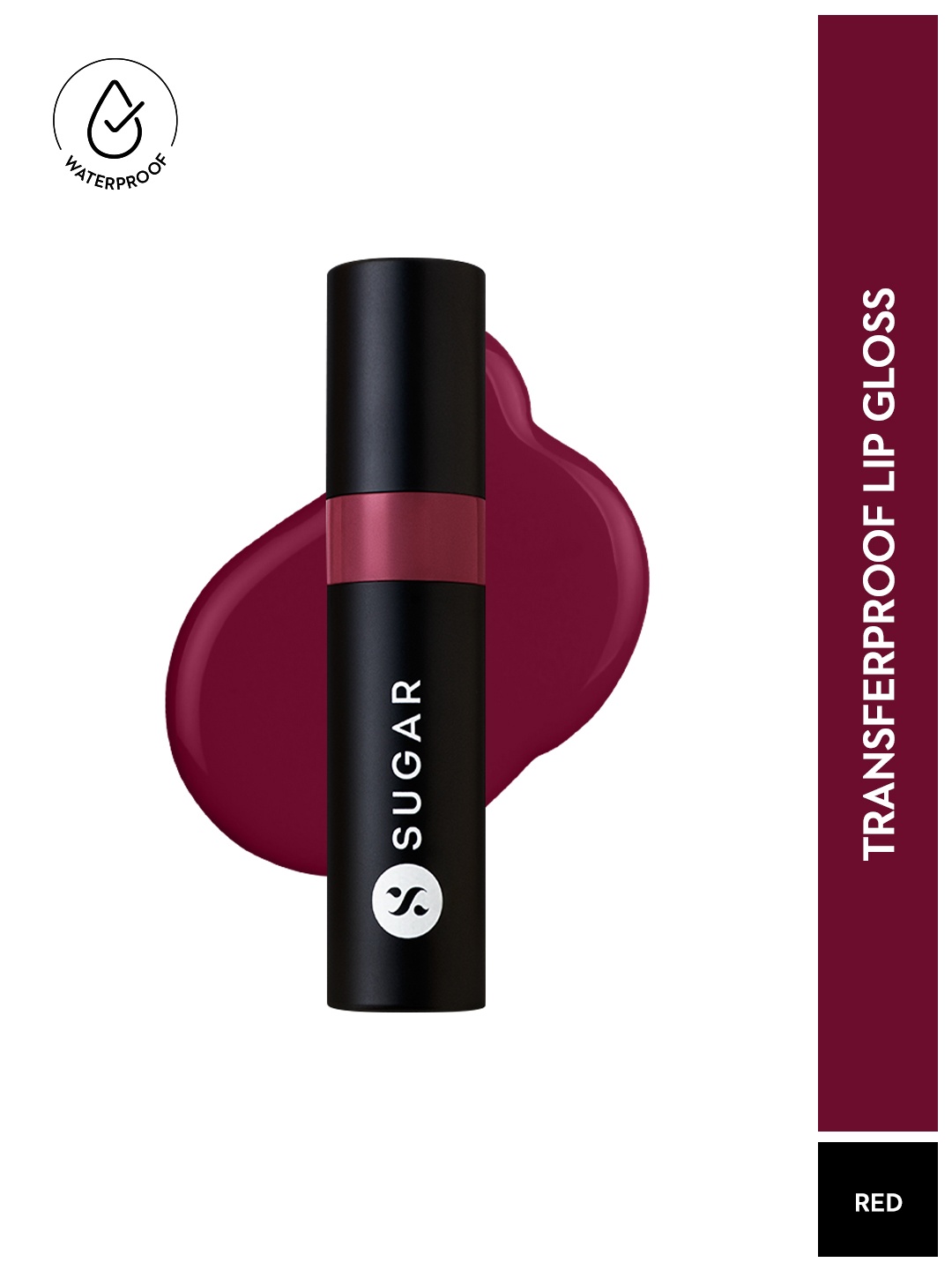 

SUGAR Partner In Shine Transferproof Lip Gloss With Vitamin E-3ml-13 Mulberry Merlot, Pink