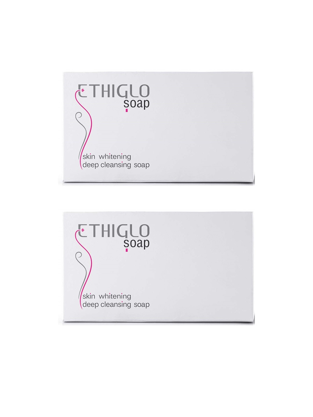 

ETHIGLO Set Of 2 Skin Brightening Deep Cleansing Soap 75 g Each, Brown