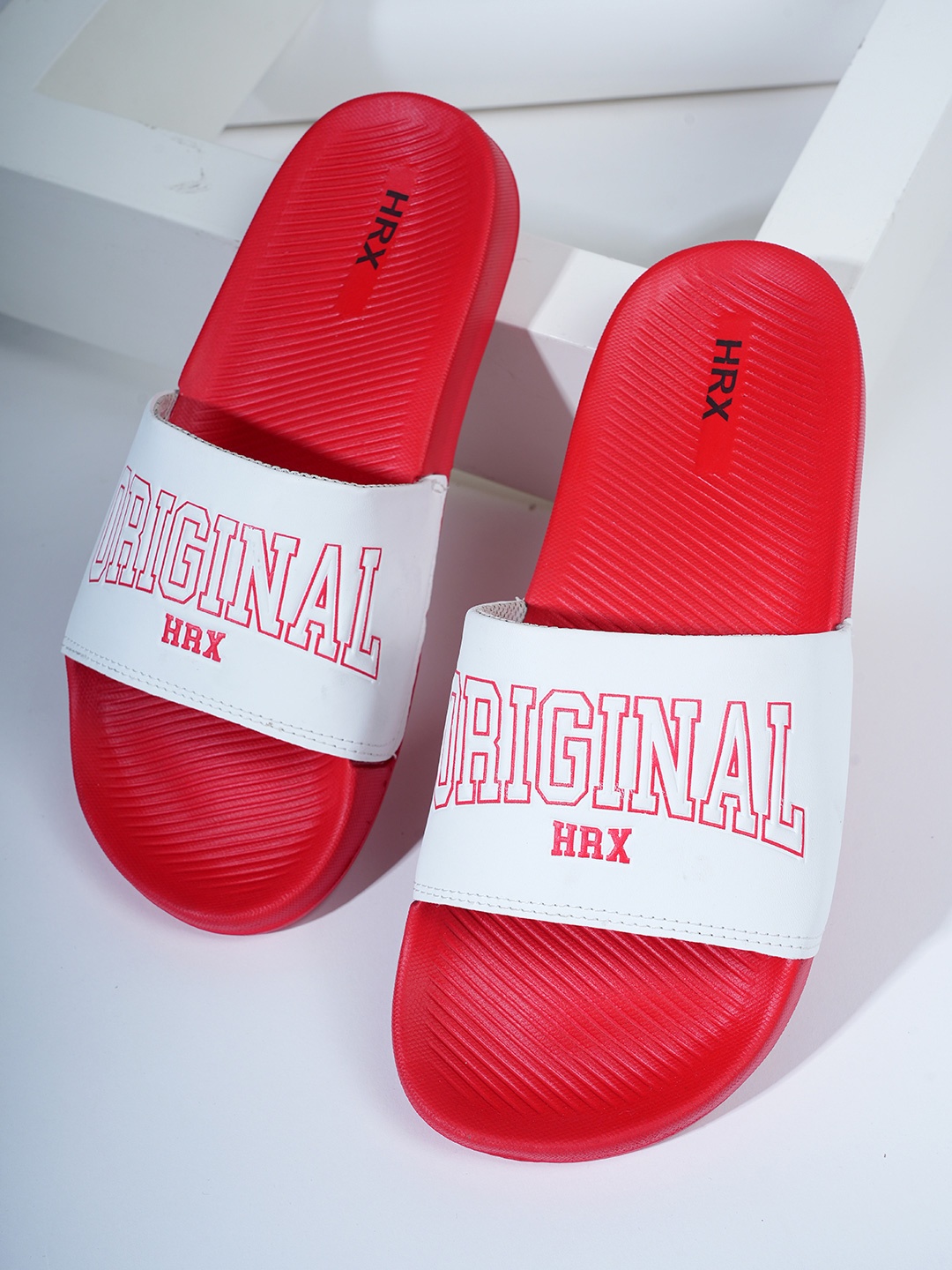 

HRX by Hrithik Roshan Men Sliders, Red