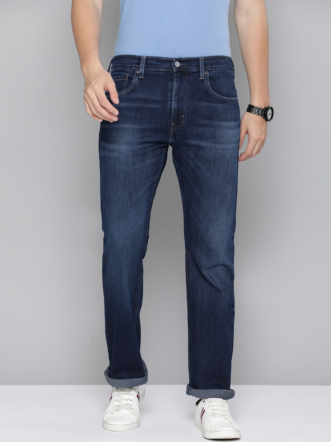 

Levis Men 517 Bootcut Light Fade Stretchable Jeans, Blue