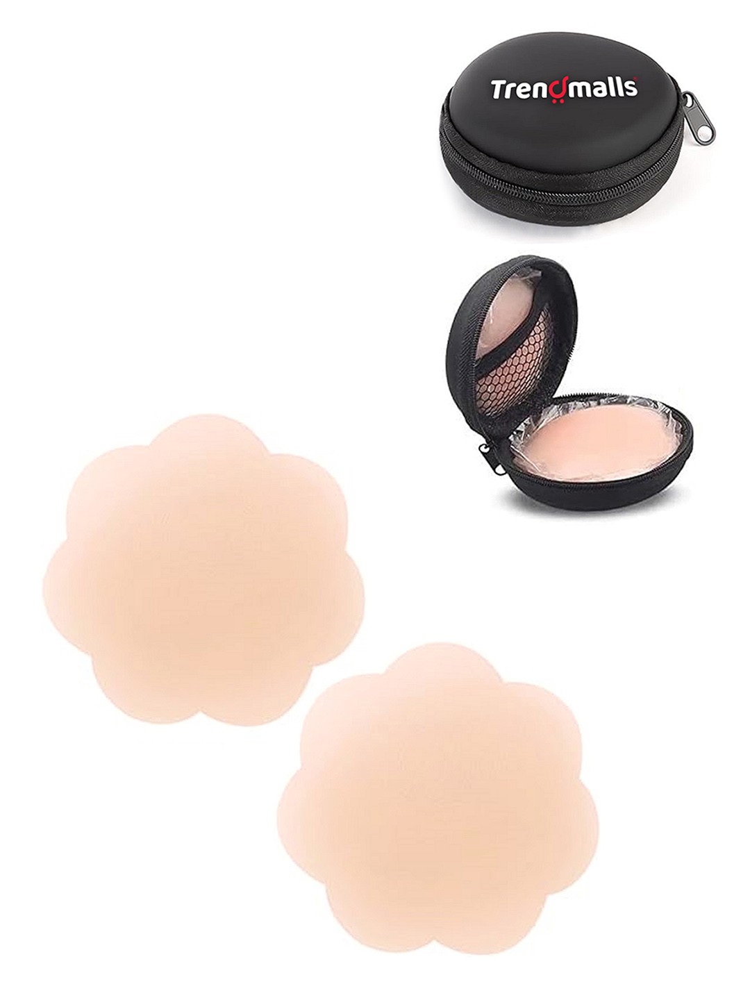 Trendmalls All Day Comfort Stick-On Lingerie accessories, Beige