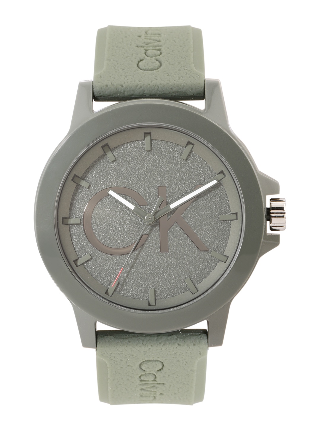 

Calvin Klein Men Printed Ck Reset Analogue Watch 25200475, Green