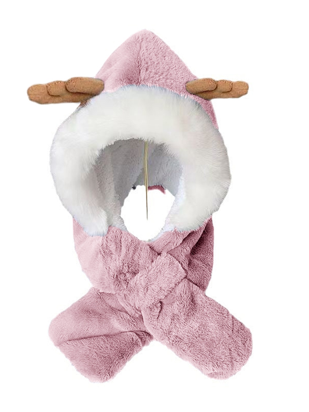 

SYGA Unisex Kids Solid Woollen Beanie, Pink