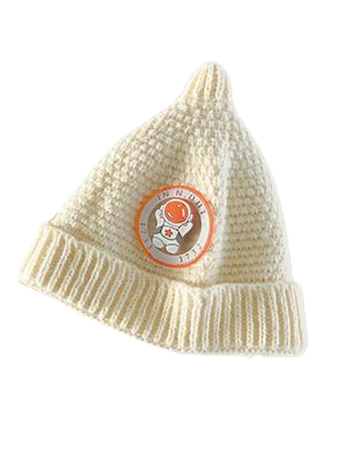 

SYGA Unisex Kids Solid Woollen Beanie, Beige