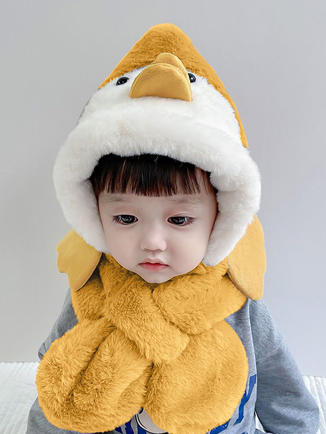 

SYGA Unisex Kids Woollen Beanie, Yellow