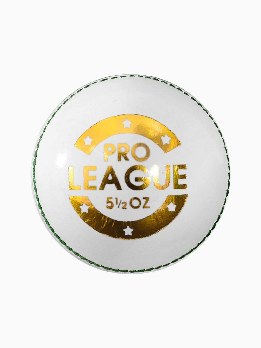 

DSC Pro League White Cricket Leather Ball, Red