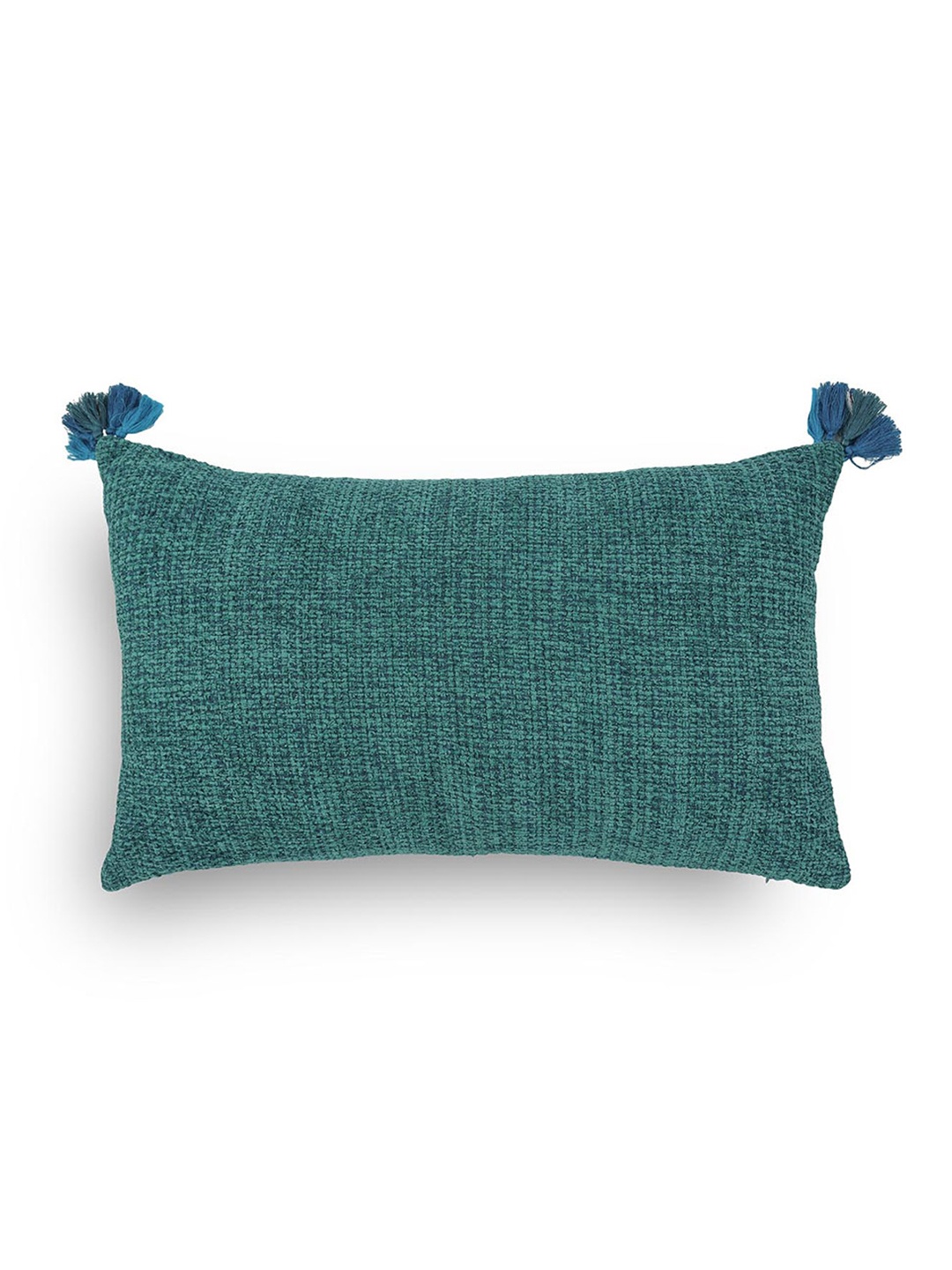 

ONSETHOMES raunak Turquoise Blue Rectangle Cushion Covers