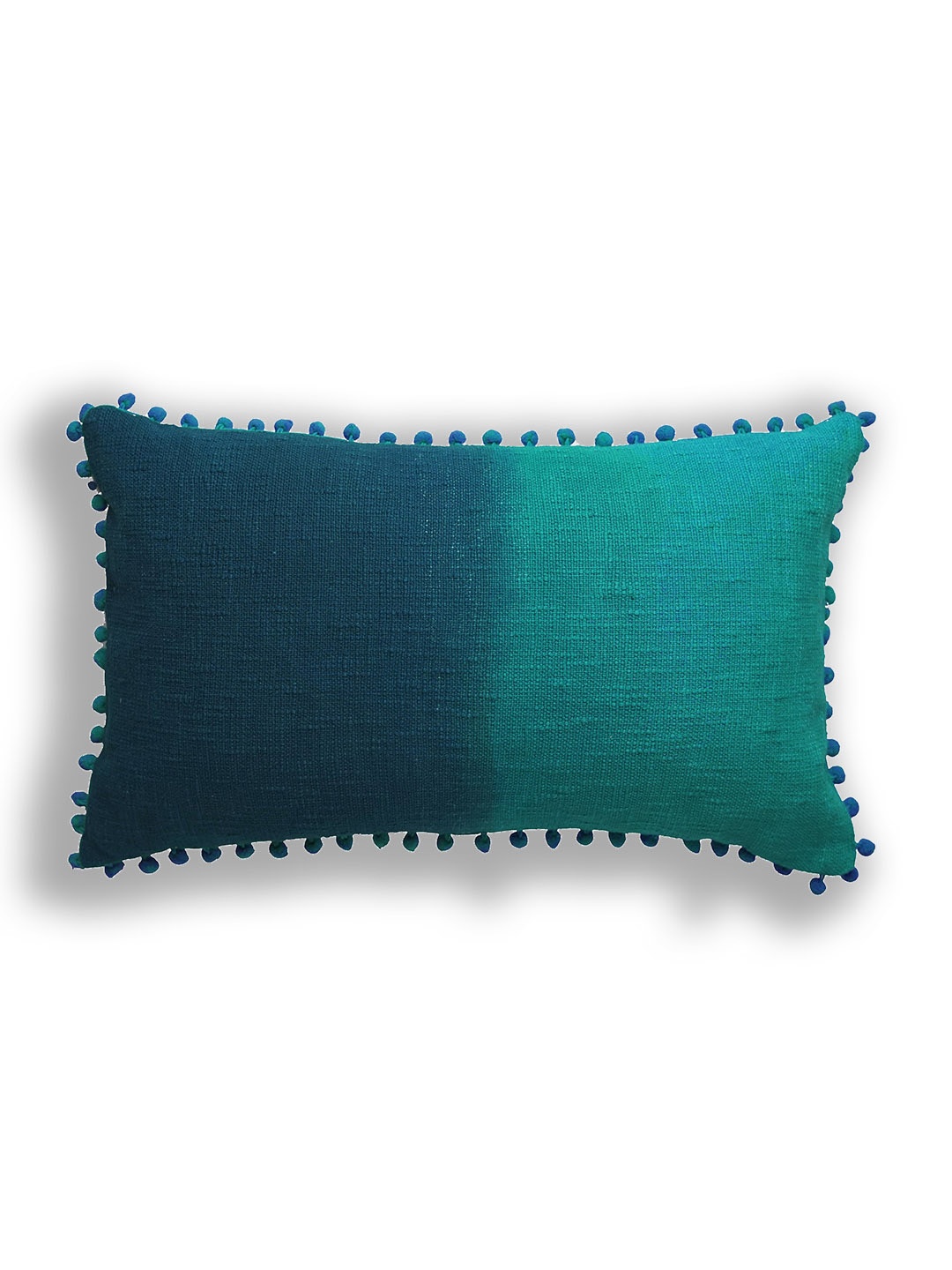 

ONSETHOMES Blue & Green Ombre Printed Rectangle Cotton Cushion Covers