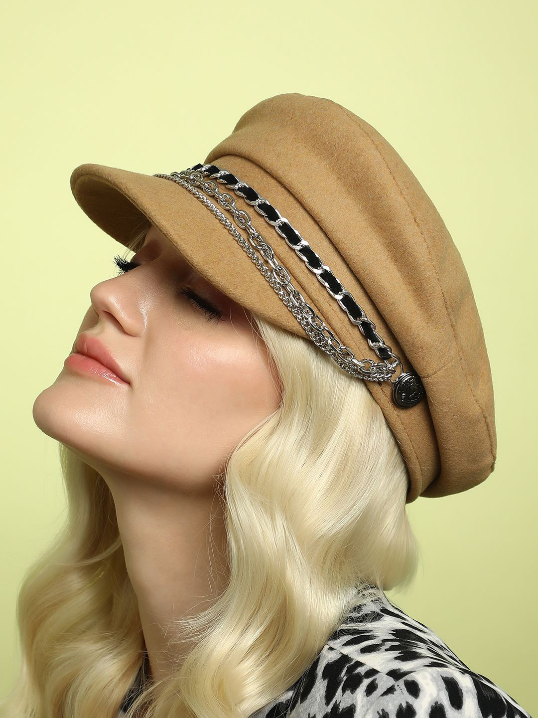 

HAUTE SAUCE by Campus Sutra Women Ascot Cap, Brown