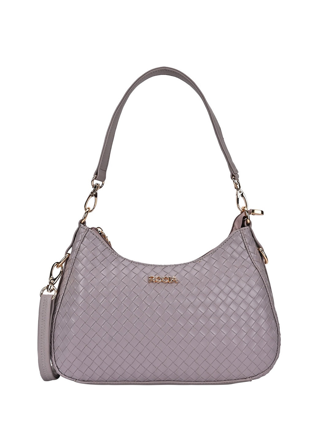 

Rocia Textured PU Structured Shoulder Bag, Purple