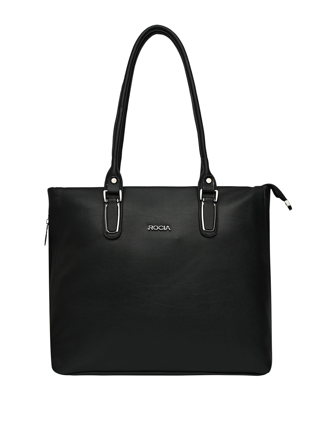 

Rocia PU Structured Shoulder Bag, Black
