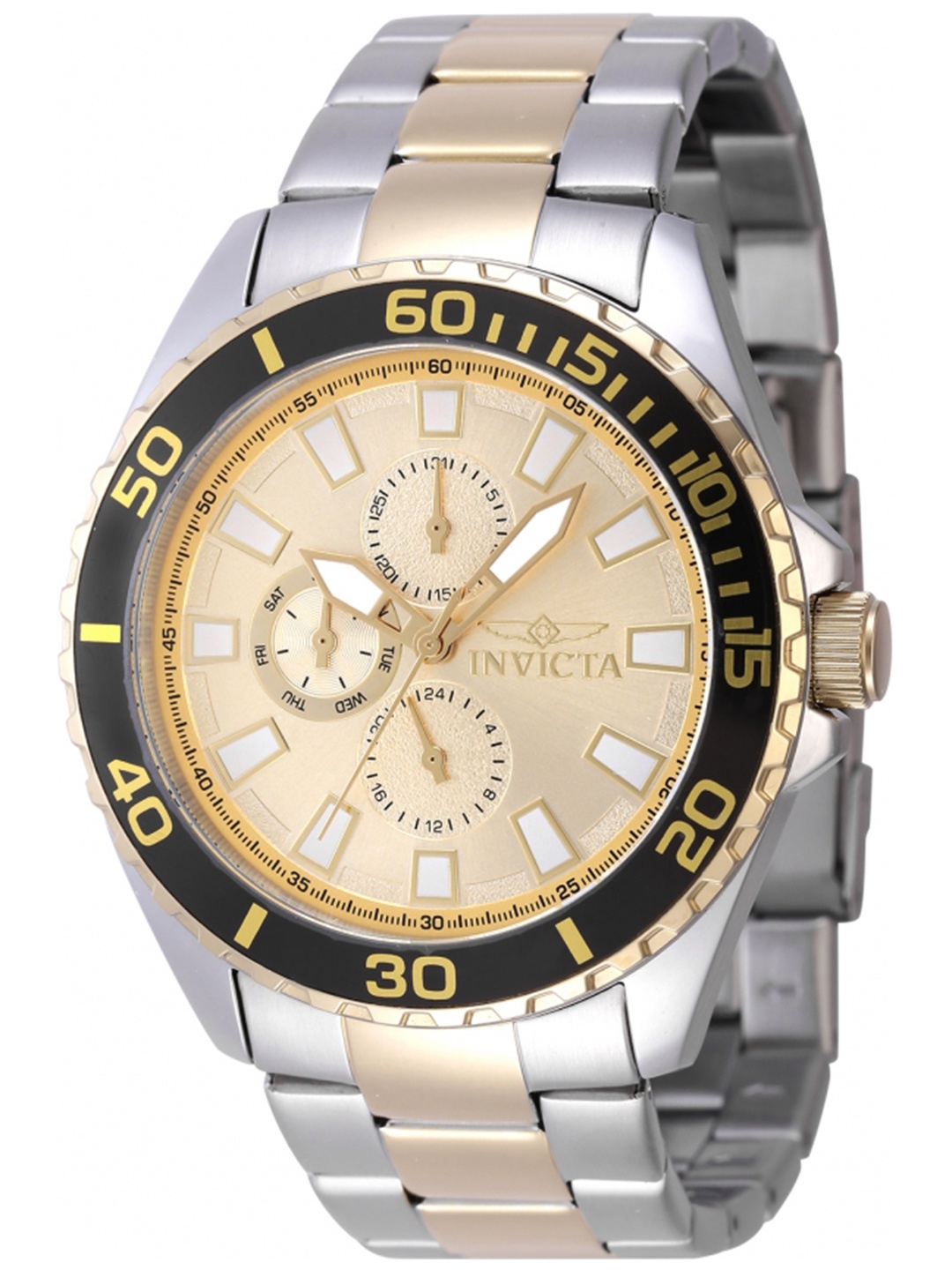 

Invicta Men Dial & Stainless Steel Bracelet Style Straps Analogue Watch 47579, Multi