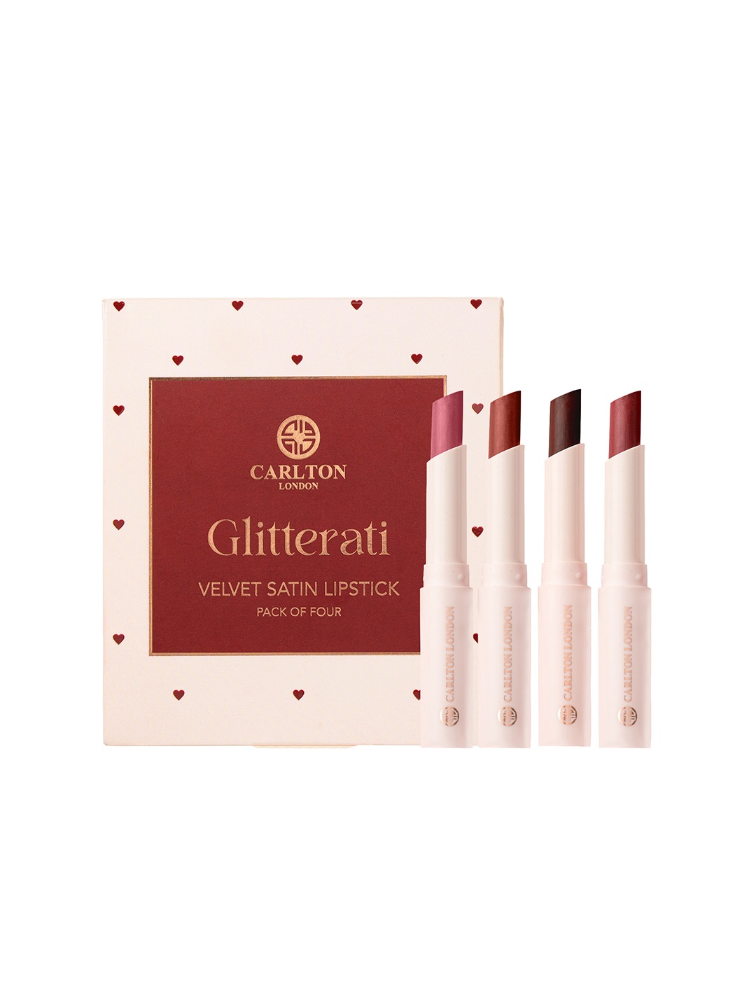 

Carlton London Glitterati Velvet Satin Lipsticks- 1.7g-Camellia, Brown