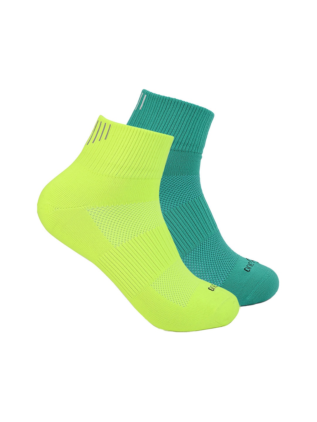 

One8 Men Pack Of 2 Ankle-Length Socks, Green