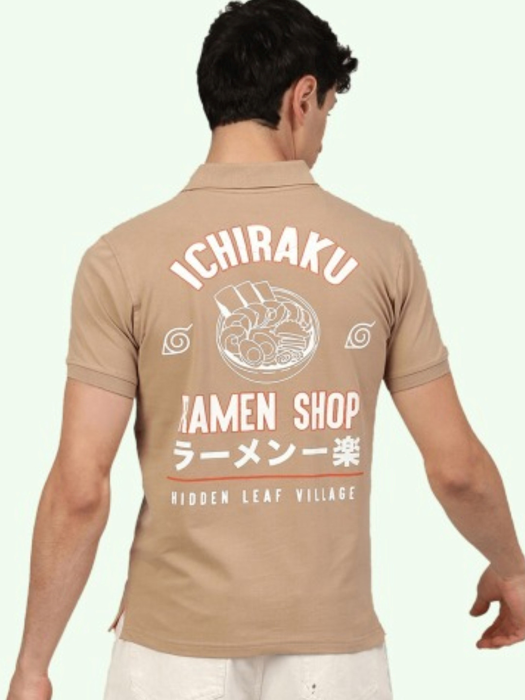 

Entertainment Store Naruto 2018 Irish Cream Polo T Shirt