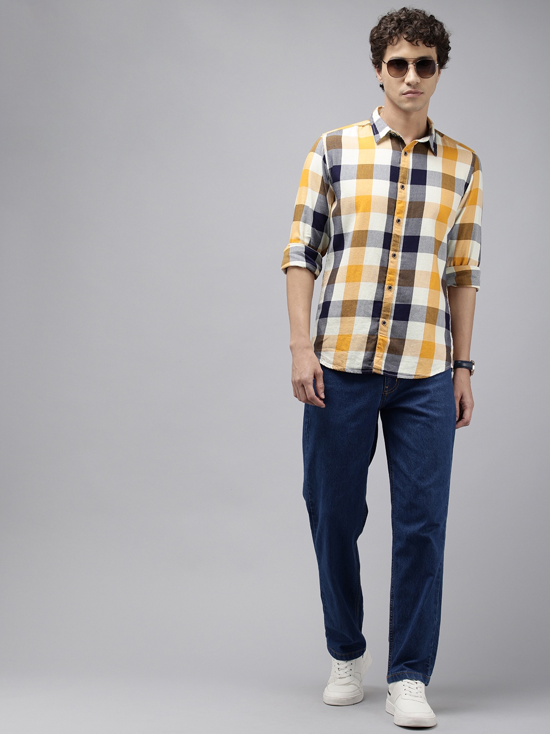 

Pepe Jeans Pure Cotton Buffalo Checked Casual Shirt, Multi