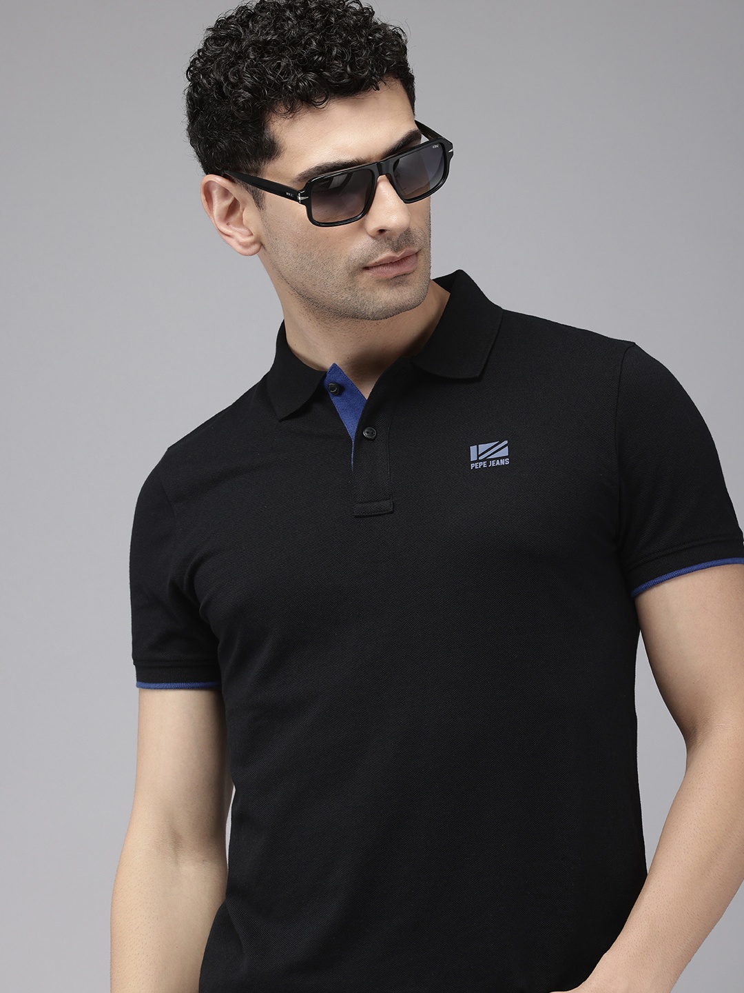 

Pepe Jeans Polo Collar T-shirt, Black